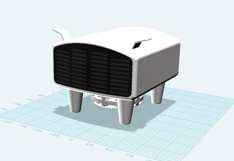 創(chuàng)意升溫：光固化3D打印機驅動創(chuàng)新設計的3D打印暖風機手板模型