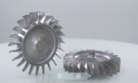 去型殼、澆注、去殼、打磨成品